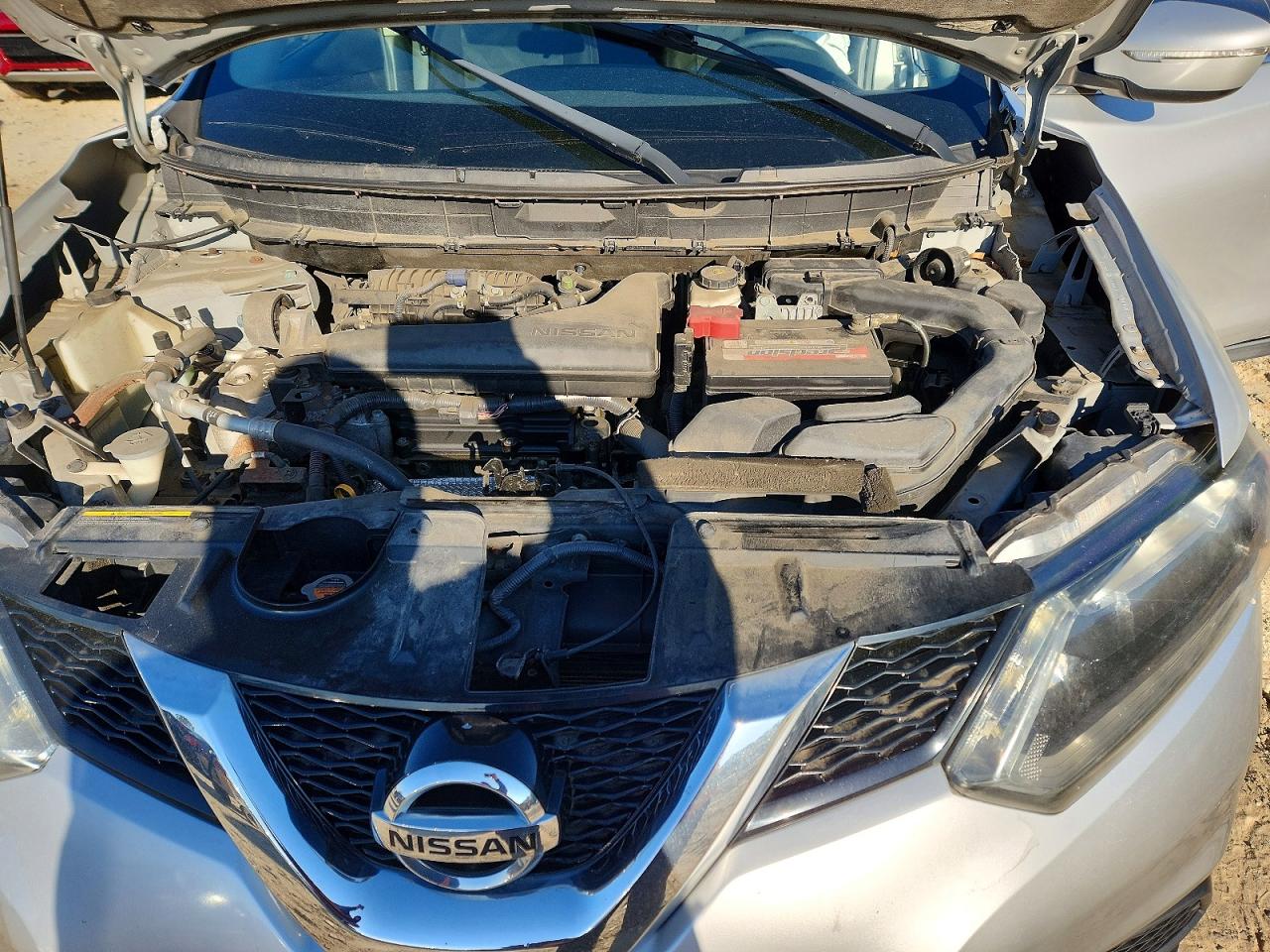 2014 Nissan Rogue Sv Silver vin: 5N1AT2MV4EC764870