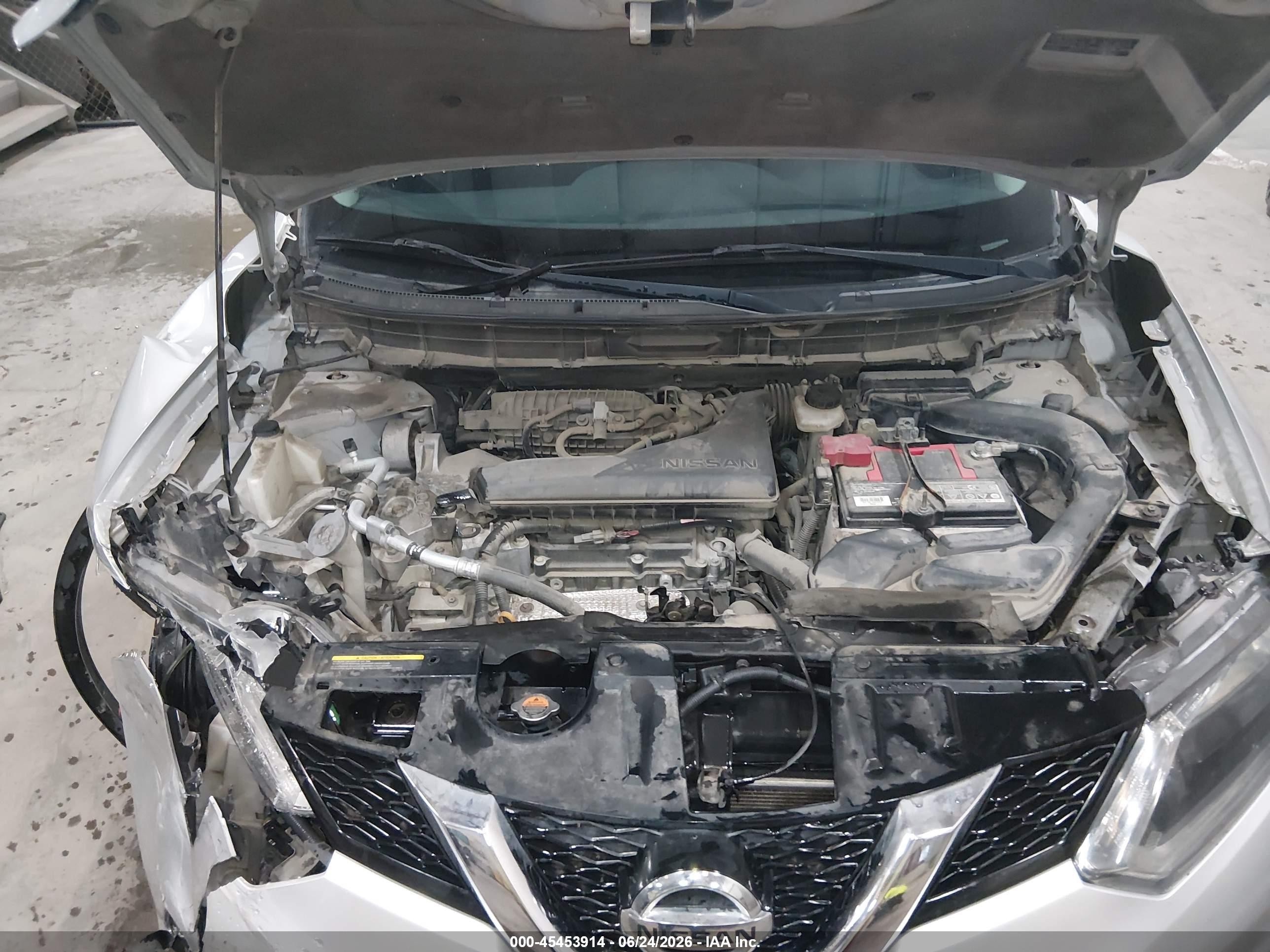 2014 Nissan Rogue S/sl/sv Silver vin: 5N1AT2MV4EC769289
