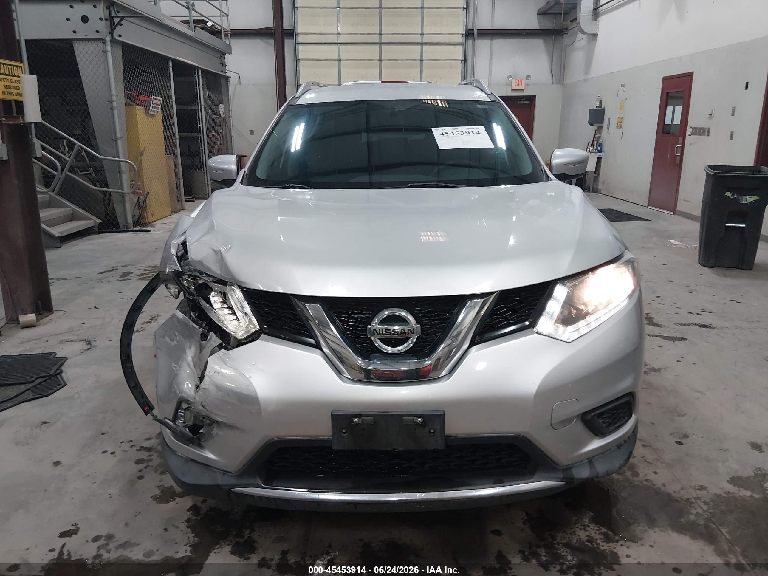2014 Nissan Rogue S/sl/sv Silver vin: 5N1AT2MV4EC769289
