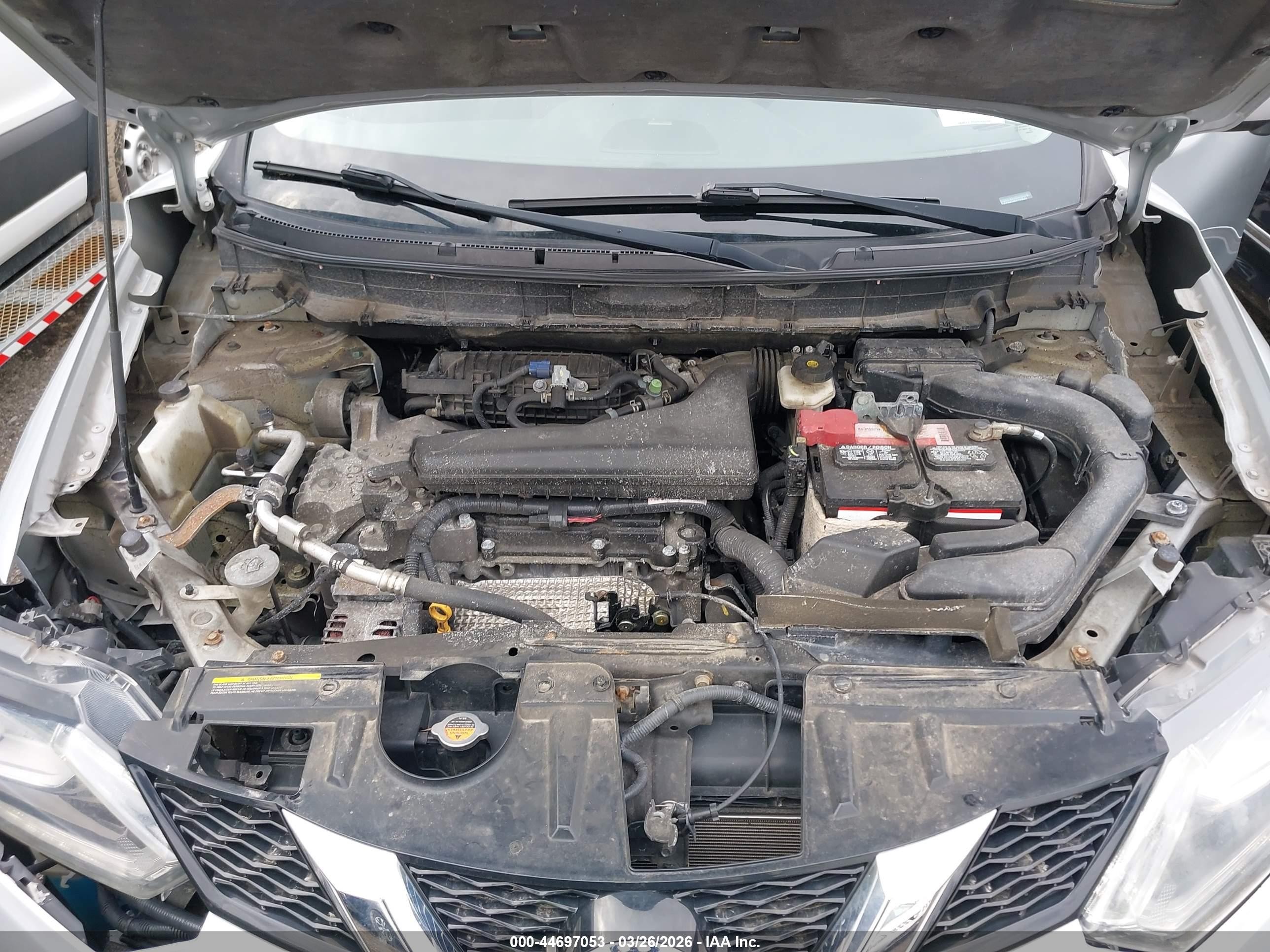2014 Nissan Rogue S/sl/sv Silver vin: 5N1AT2MV4EC770944