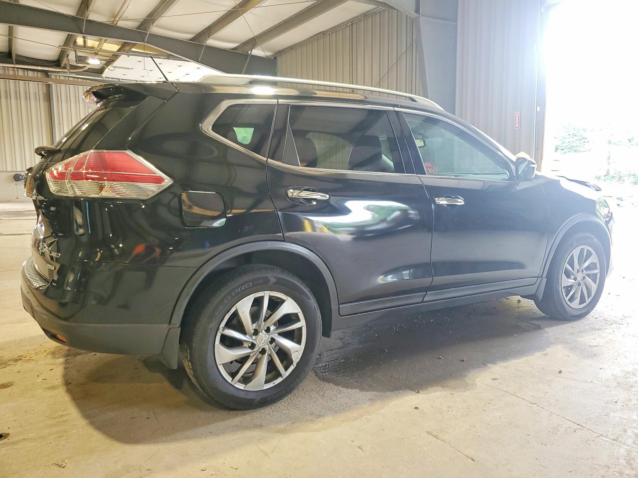 2014 Nissan Rogue Sl Black vin: 5N1AT2MV4EC777070