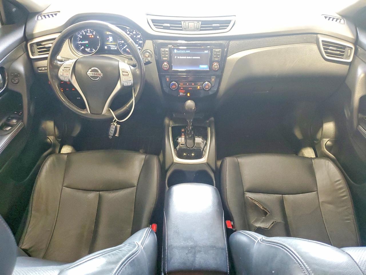 2014 Nissan Rogue Sl Black vin: 5N1AT2MV4EC777070