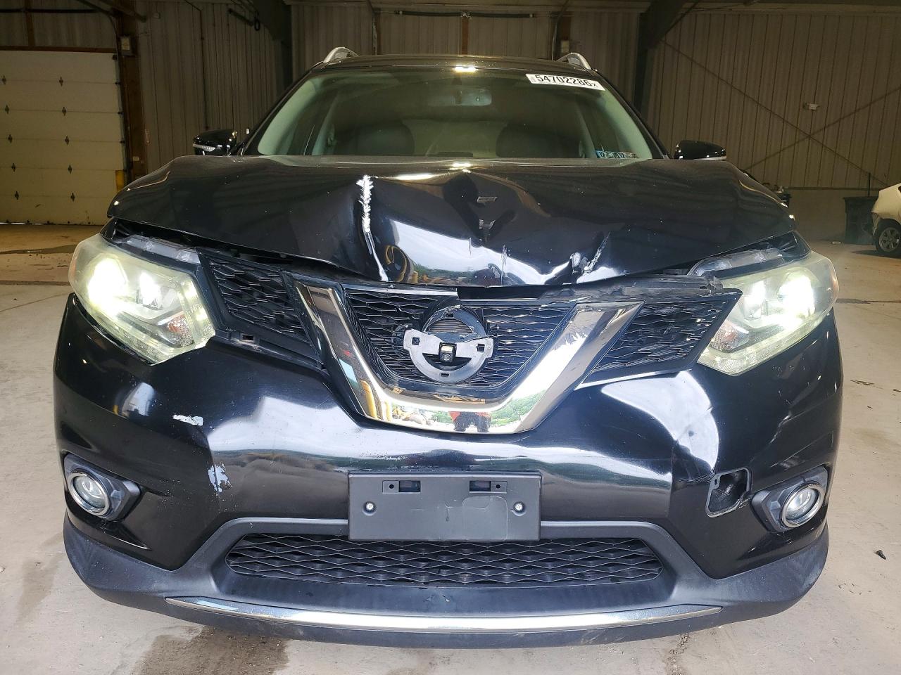 2014 Nissan Rogue Sl Black vin: 5N1AT2MV4EC777070