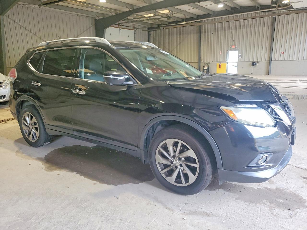 2014 Nissan Rogue Sl Black vin: 5N1AT2MV4EC777070