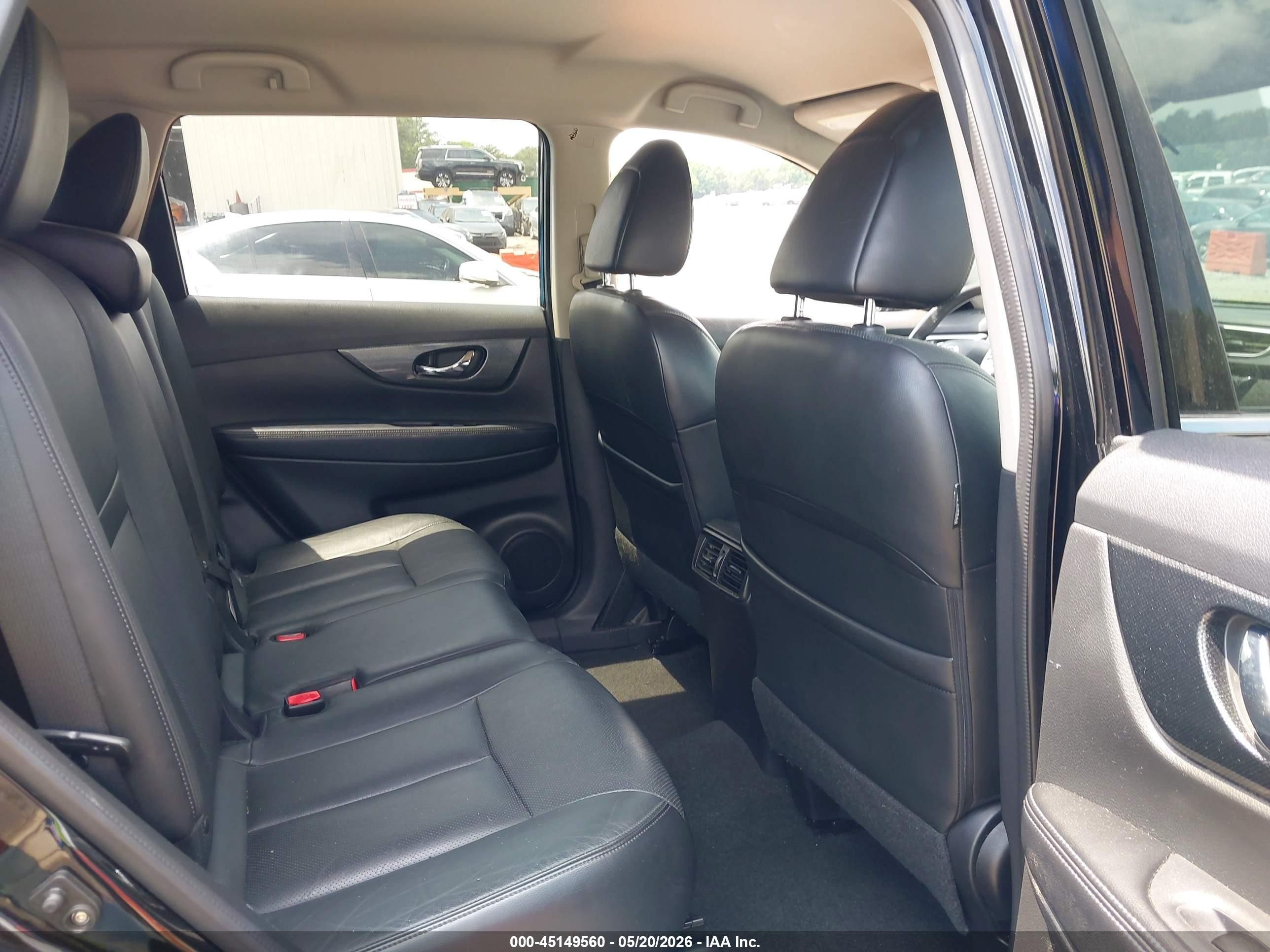 2014 Nissan Rogue Sl Black vin: 5N1AT2MV4EC783760