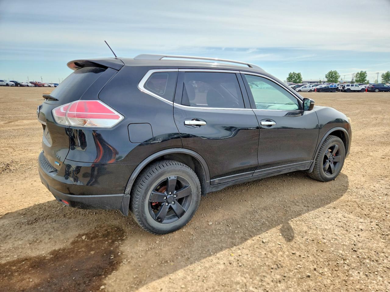 2014 Nissan Rogue S Black vin: 5N1AT2MV4EC799800
