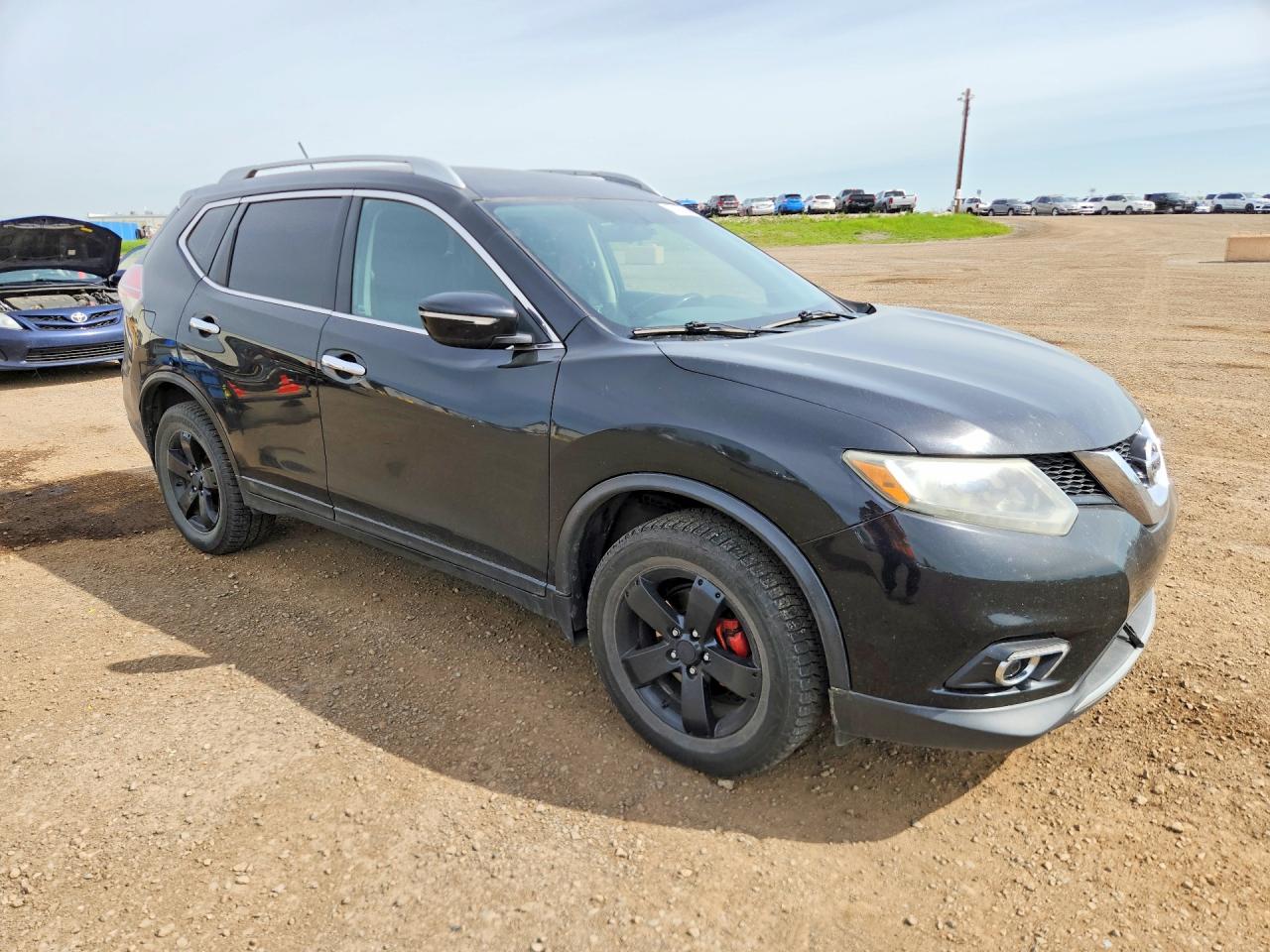 2014 Nissan Rogue S Black vin: 5N1AT2MV4EC799800
