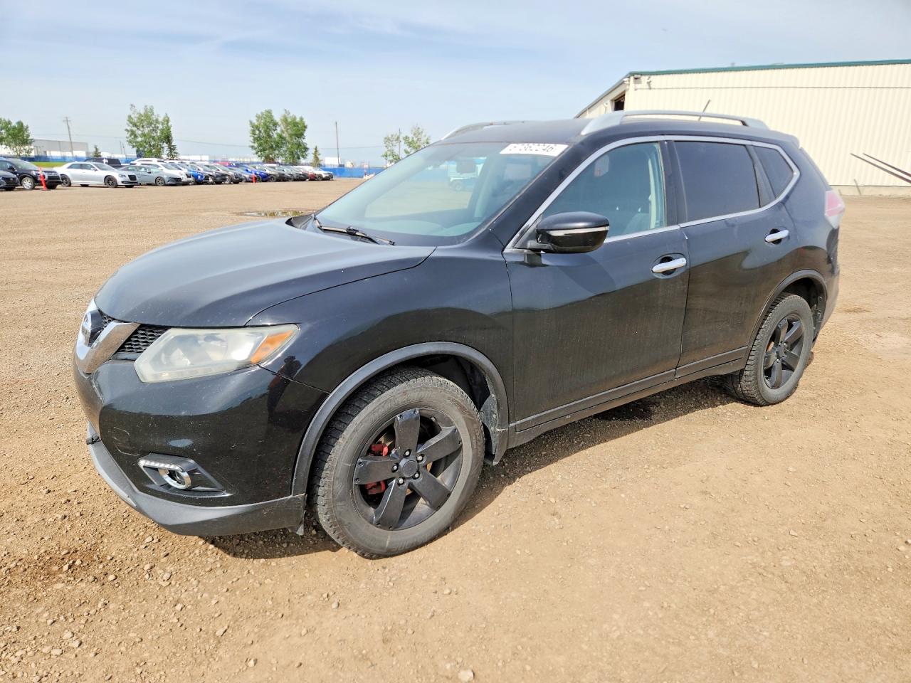 2014 Nissan Rogue S Black vin: 5N1AT2MV4EC799800
