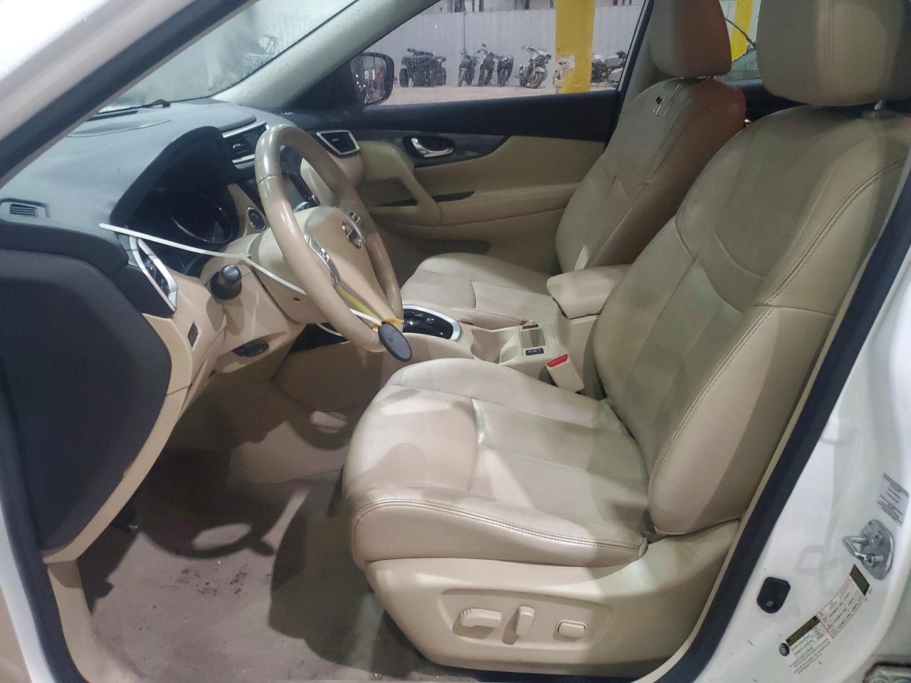 2014 Nissan Rogue Sl White vin: 5N1AT2MV4EC802713