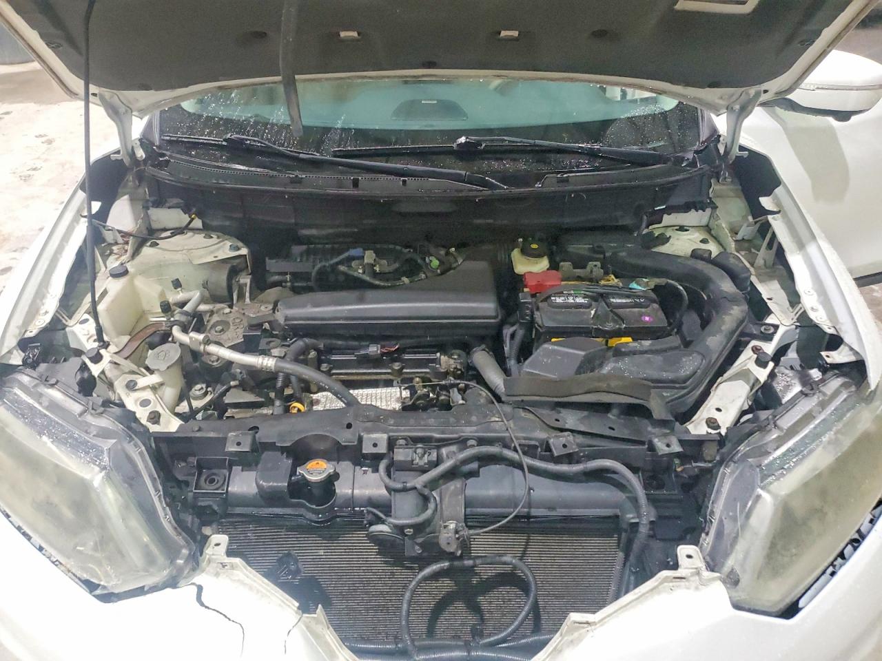 2014 Nissan Rogue Sl White vin: 5N1AT2MV4EC802713