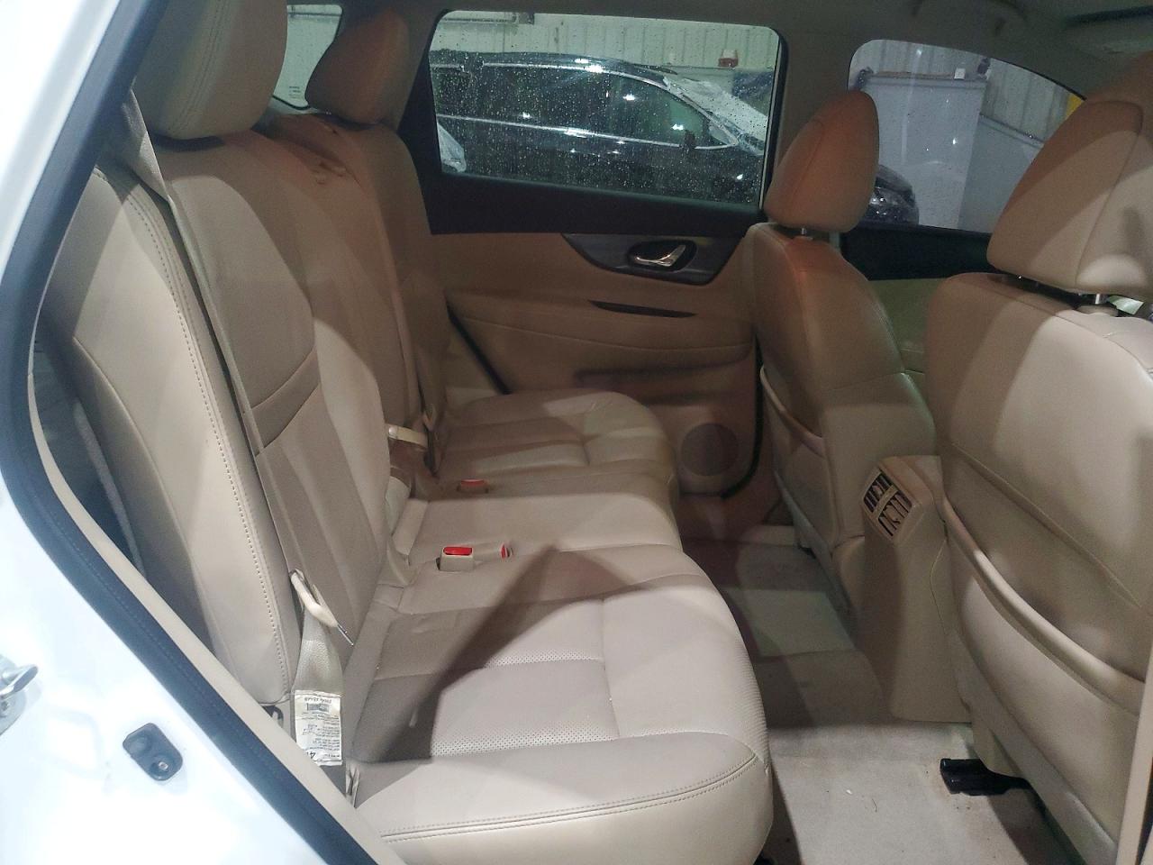 2014 Nissan Rogue Sl White vin: 5N1AT2MV4EC802713