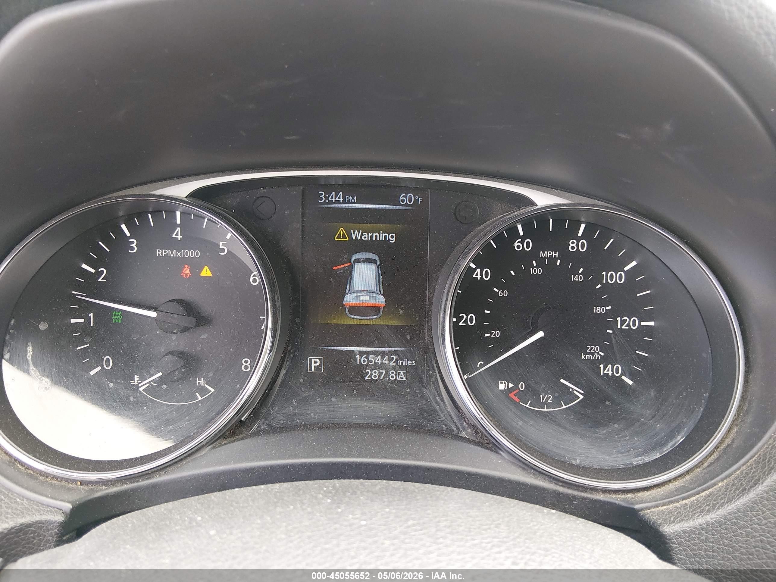 2014 Nissan Rogue Sl Red vin: 5N1AT2MV4EC812609