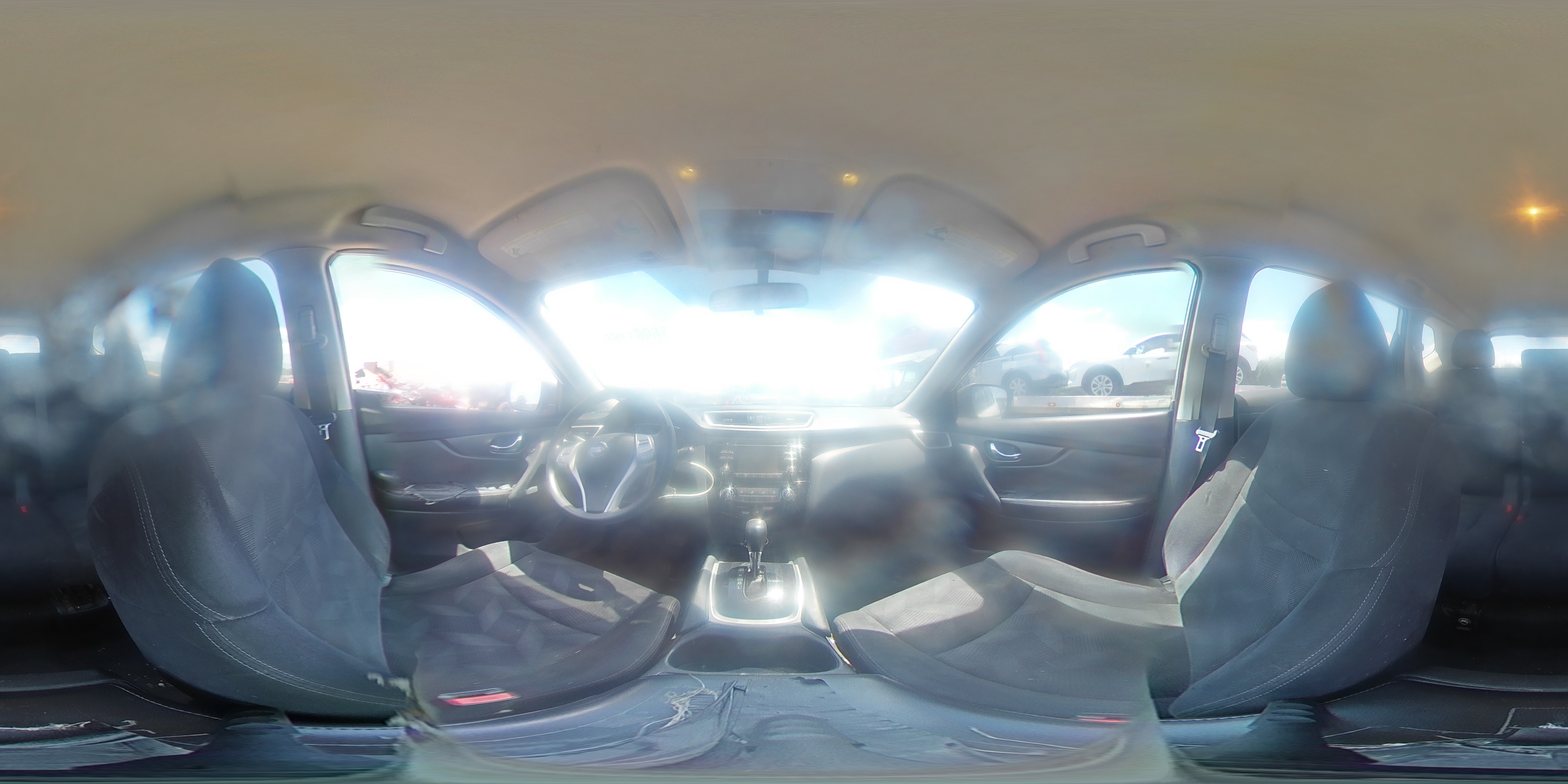 2014 Nissan Rogue S White vin: 5N1AT2MV4EC814750