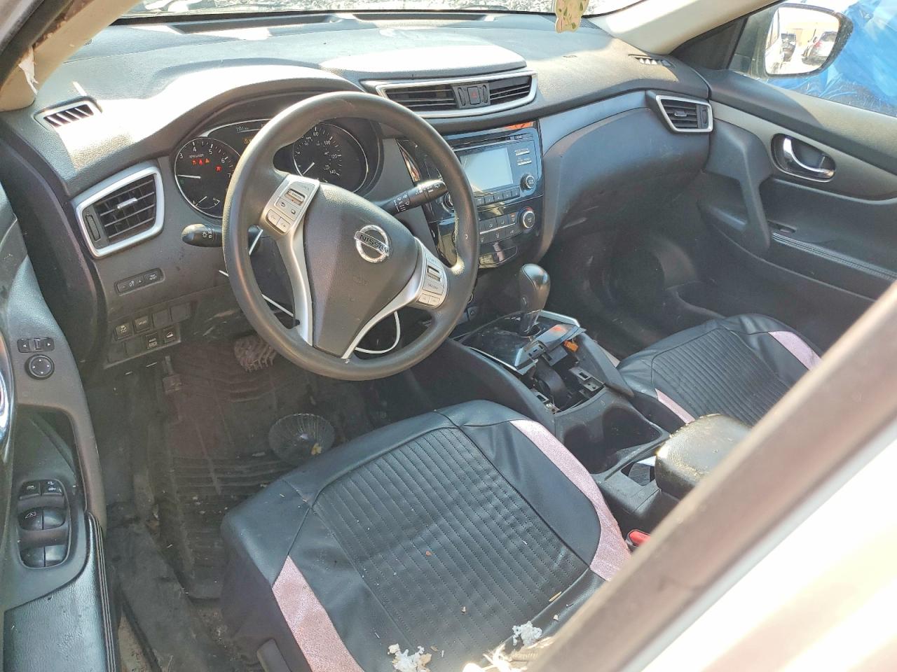 2014 Nissan Rogue S Silver vin: 5N1AT2MV4EC832276