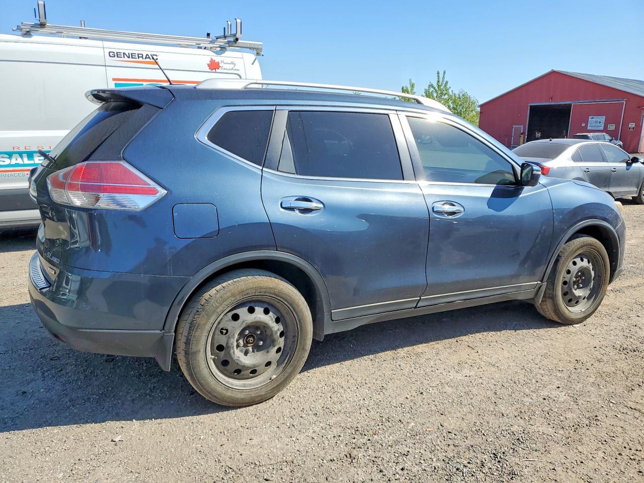 2014 Nissan Rogue S Teal vin: 5N1AT2MV4EC834125