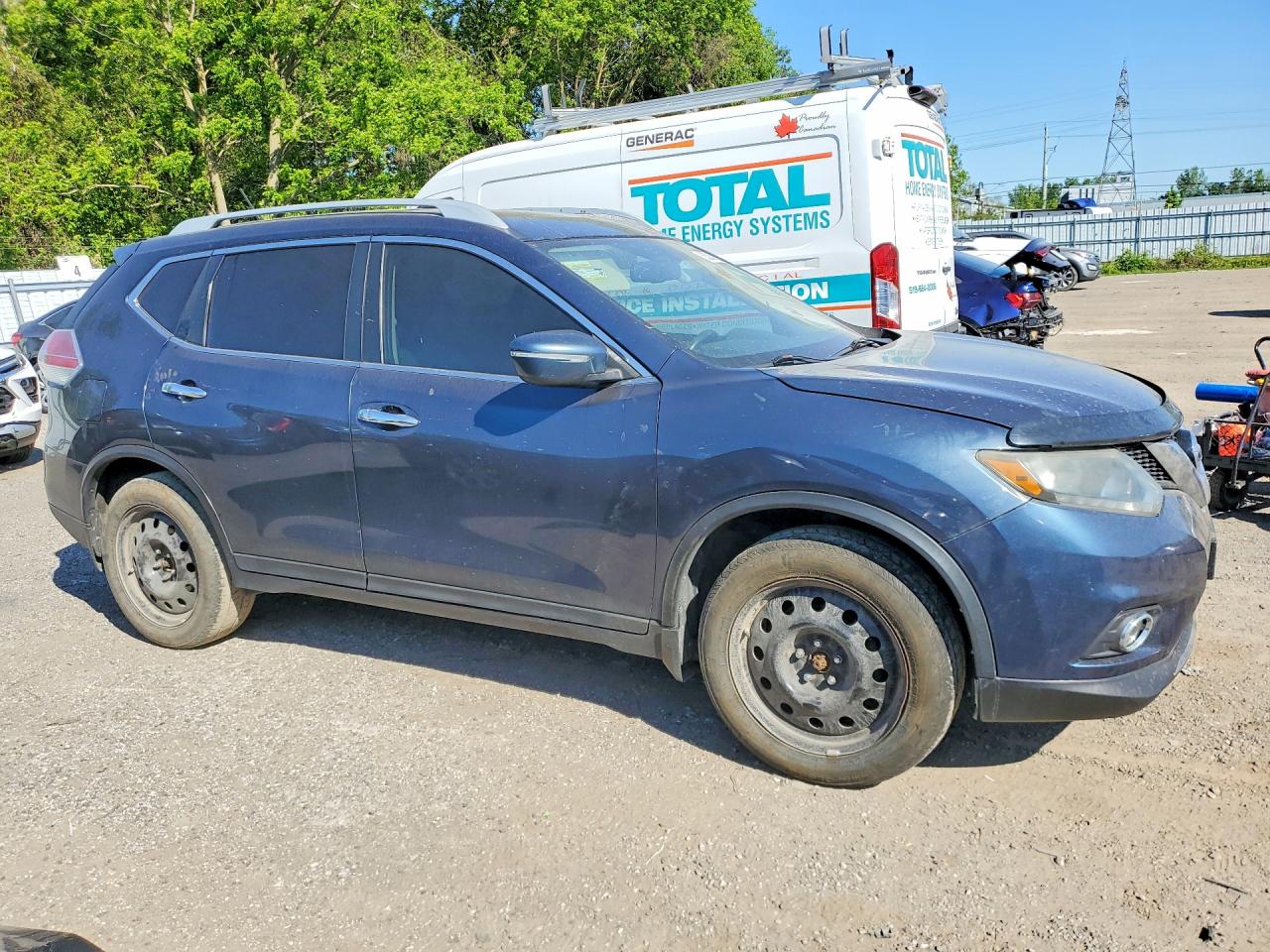 2014 Nissan Rogue S Teal vin: 5N1AT2MV4EC834125