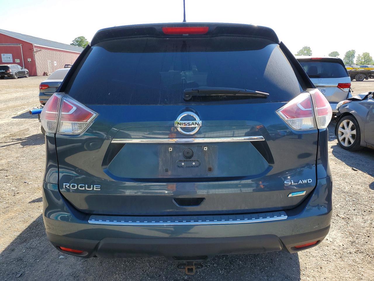 2014 Nissan Rogue S Teal vin: 5N1AT2MV4EC834125