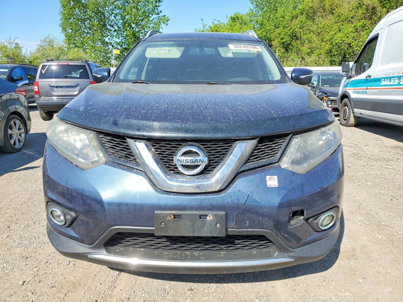 2014 Nissan Rogue S Teal vin: 5N1AT2MV4EC834125