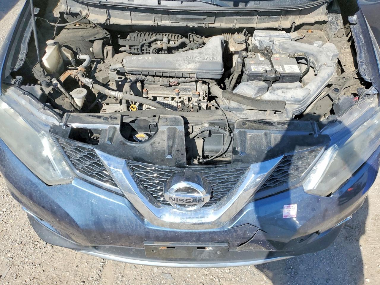 2014 Nissan Rogue S Teal vin: 5N1AT2MV4EC834125