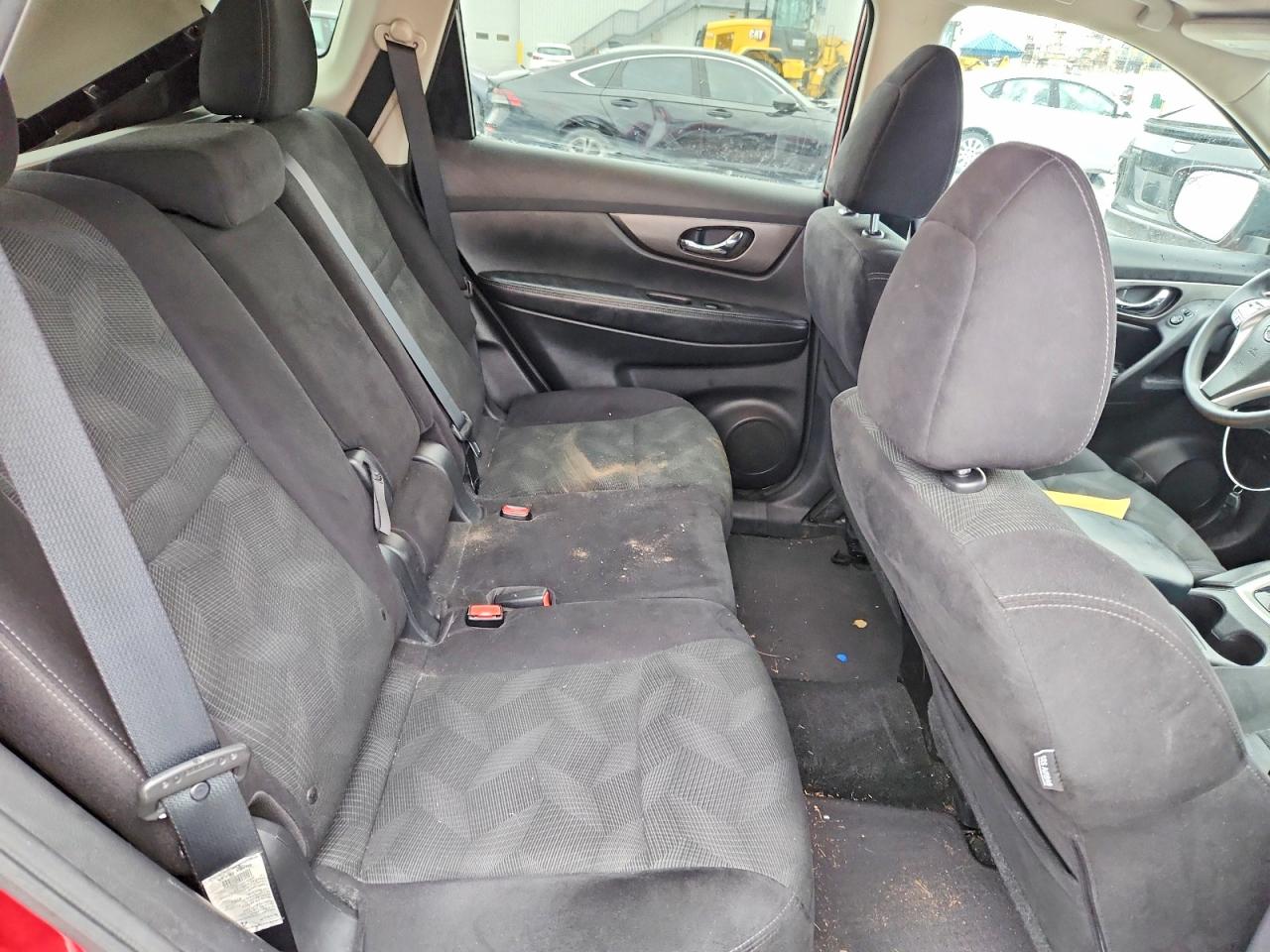 2014 Nissan Rogue Red vin: 5N1AT2MV4EC848476