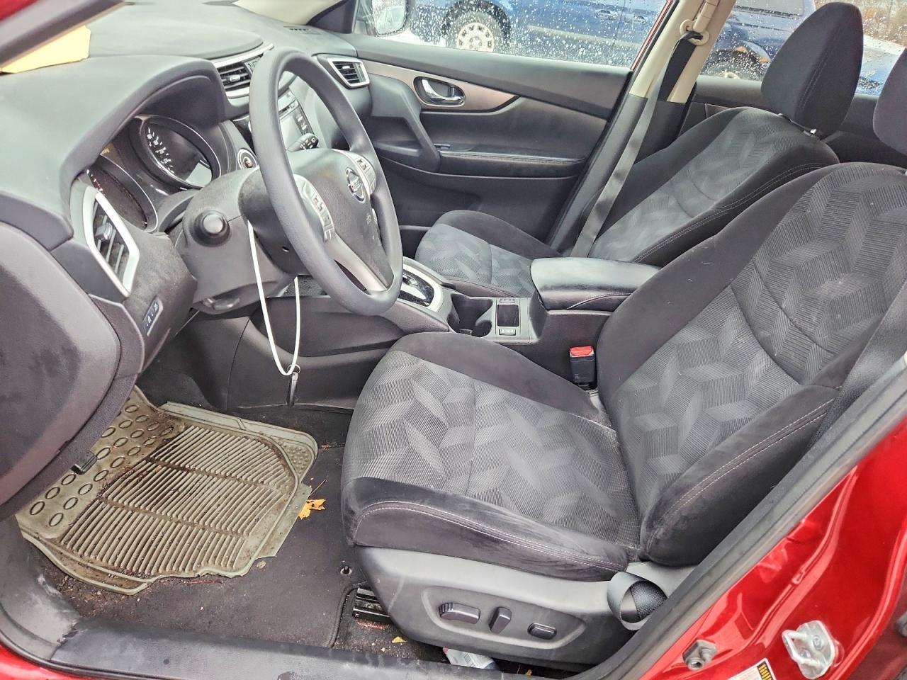 2014 Nissan Rogue Red vin: 5N1AT2MV4EC848476
