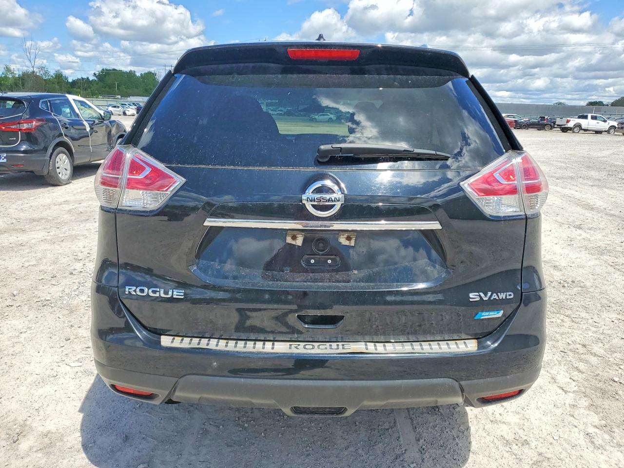 2014 Nissan Rogue Sv Черный vin: 5N1AT2MV4EC870655
