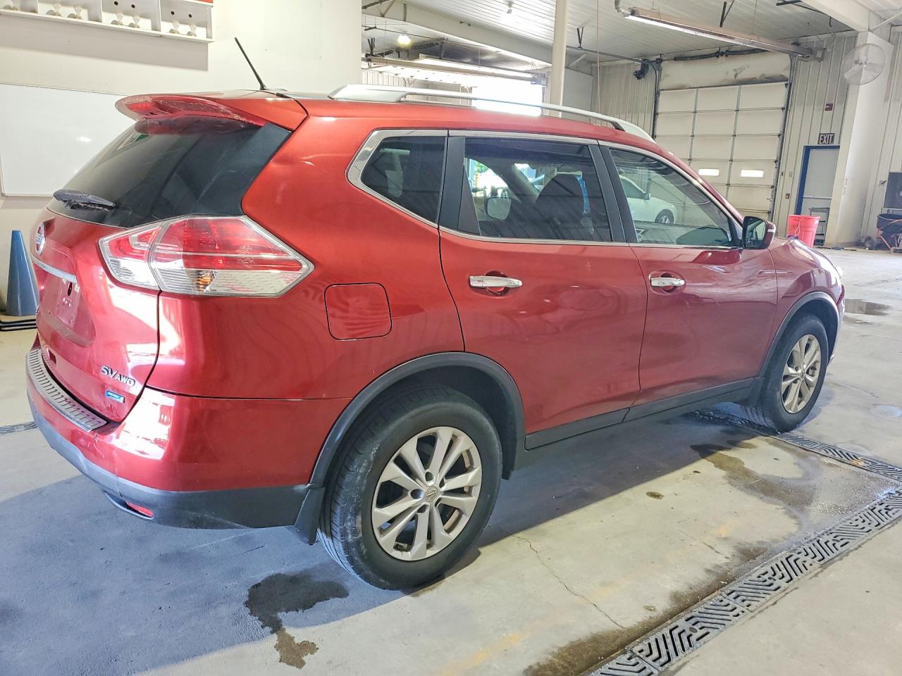 2014 Nissan Rogue Sv Burgundy vin: 5N1AT2MV4EC872664