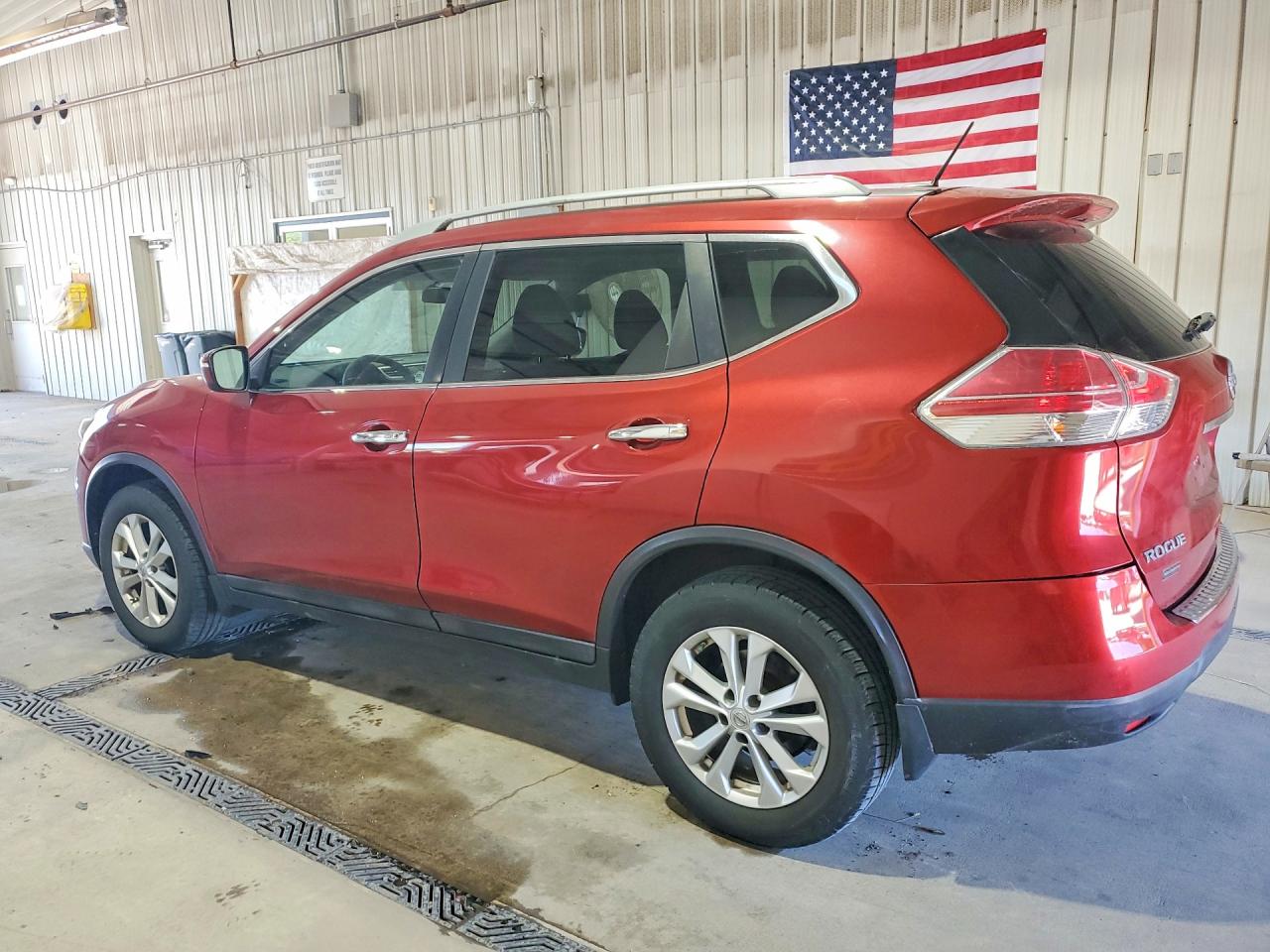 2014 Nissan Rogue Sv Burgundy vin: 5N1AT2MV4EC872664