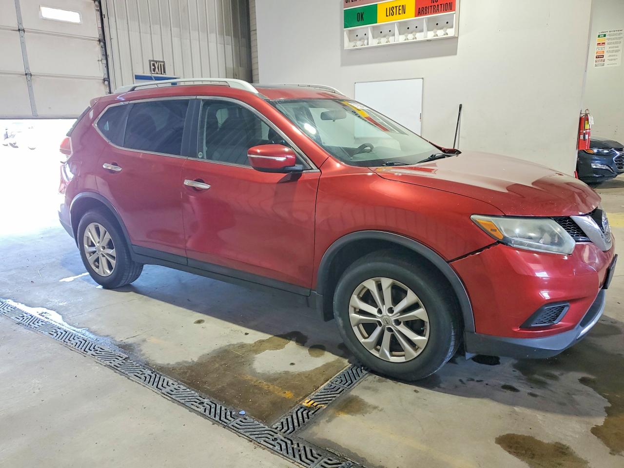 2014 Nissan Rogue Sv Burgundy vin: 5N1AT2MV4EC872664