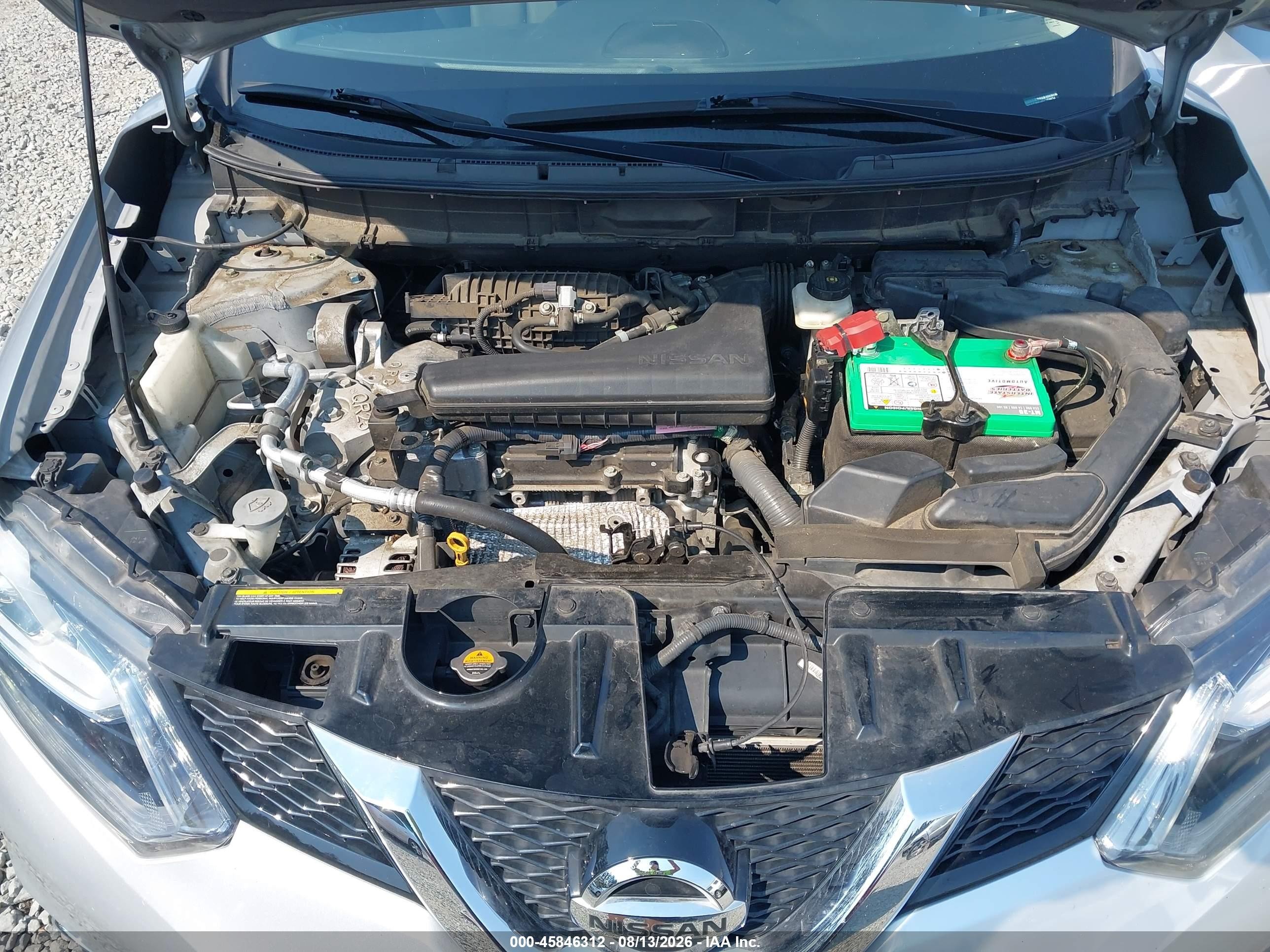 2015 Nissan Rogue Sl Silver vin: 5N1AT2MV4FC758634