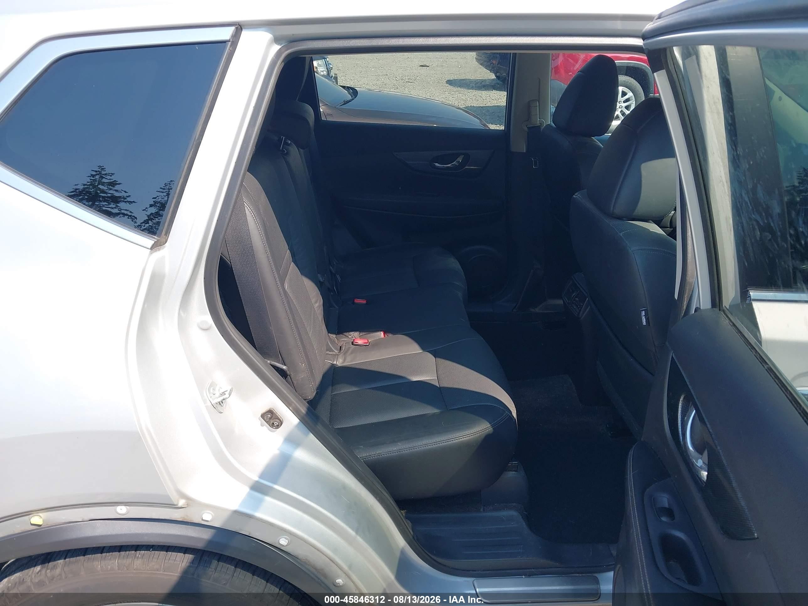 2015 Nissan Rogue Sl Silver vin: 5N1AT2MV4FC758634
