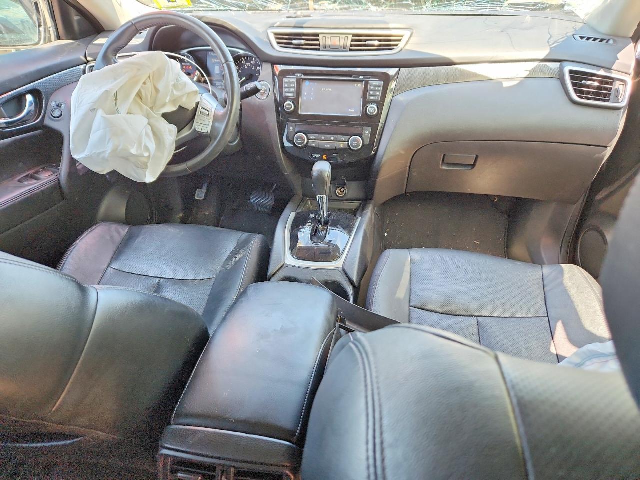 2015 Nissan Rogue Sl Gray vin: 5N1AT2MV4FC766796