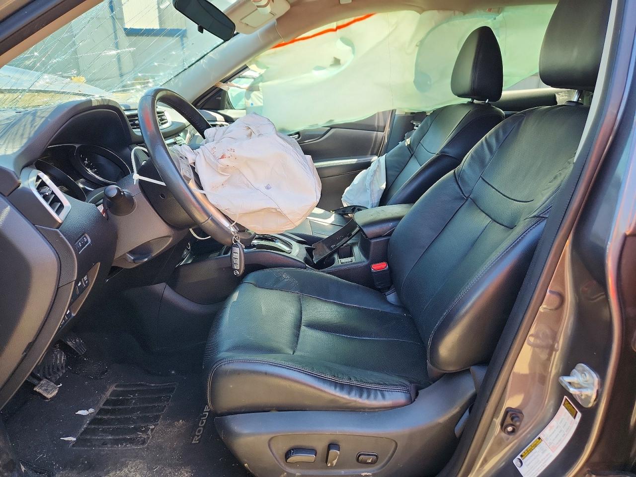 2015 Nissan Rogue Sl Gray vin: 5N1AT2MV4FC766796