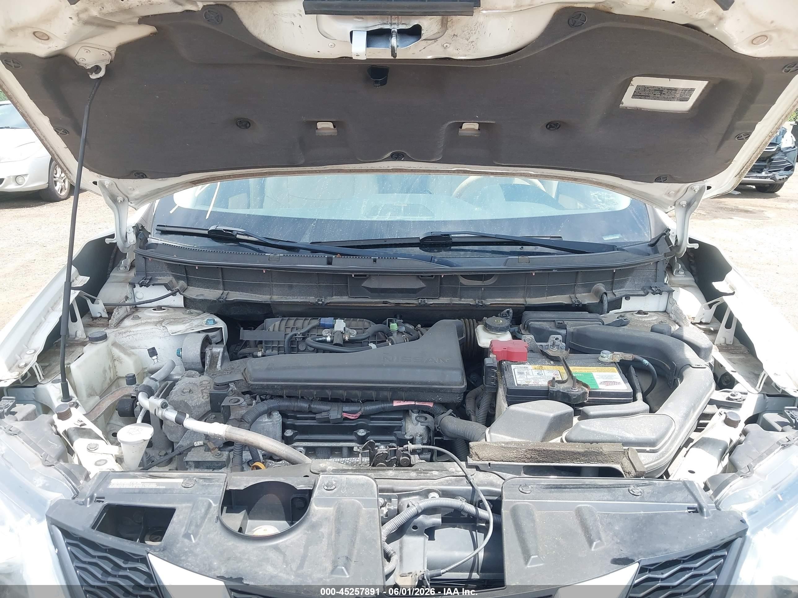 2015 Nissan Rogue Sl White vin: 5N1AT2MV4FC776759