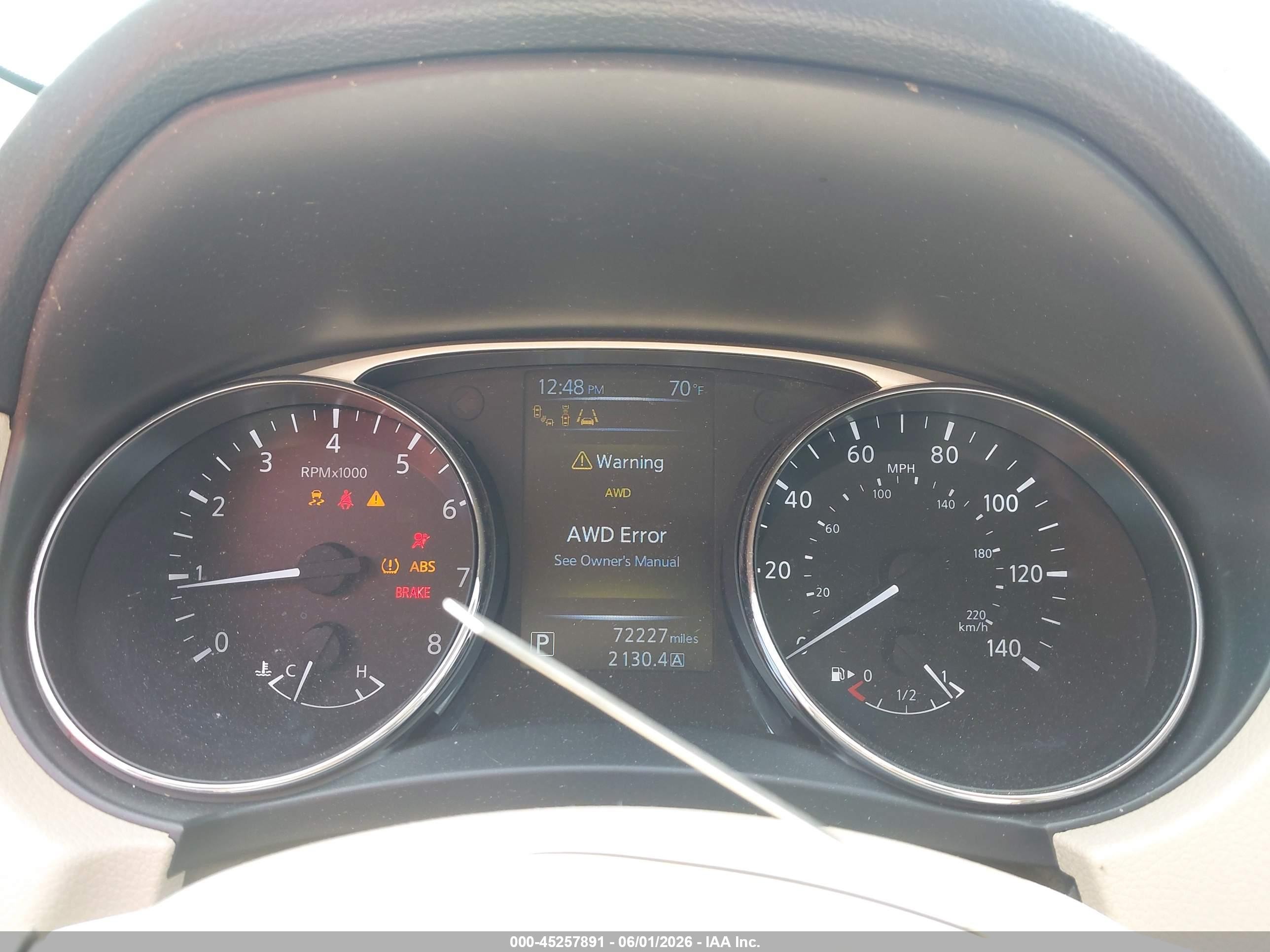 2015 Nissan Rogue Sl White vin: 5N1AT2MV4FC776759