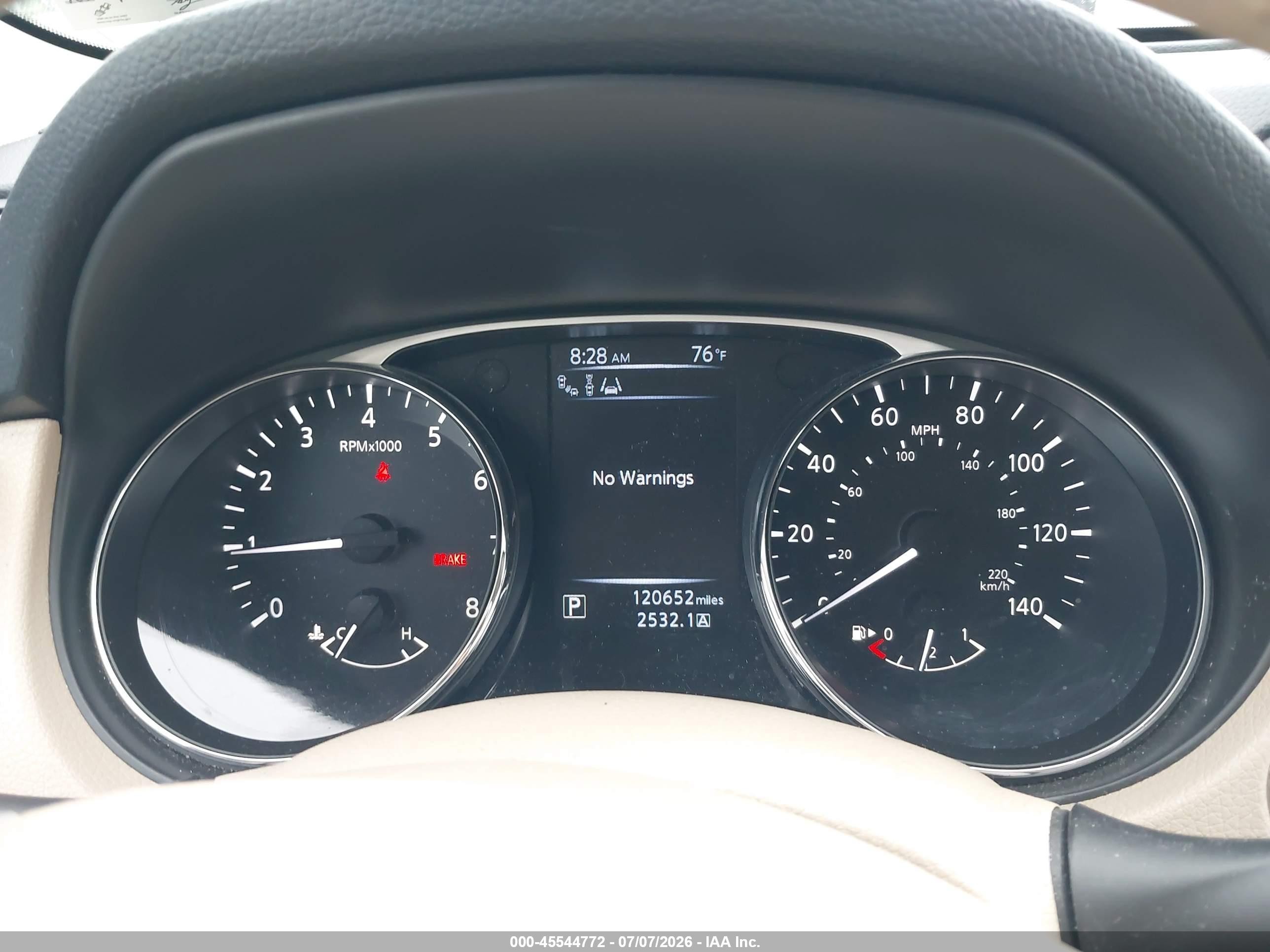 2015 Nissan Rogue Sl Blue vin: 5N1AT2MV4FC778883
