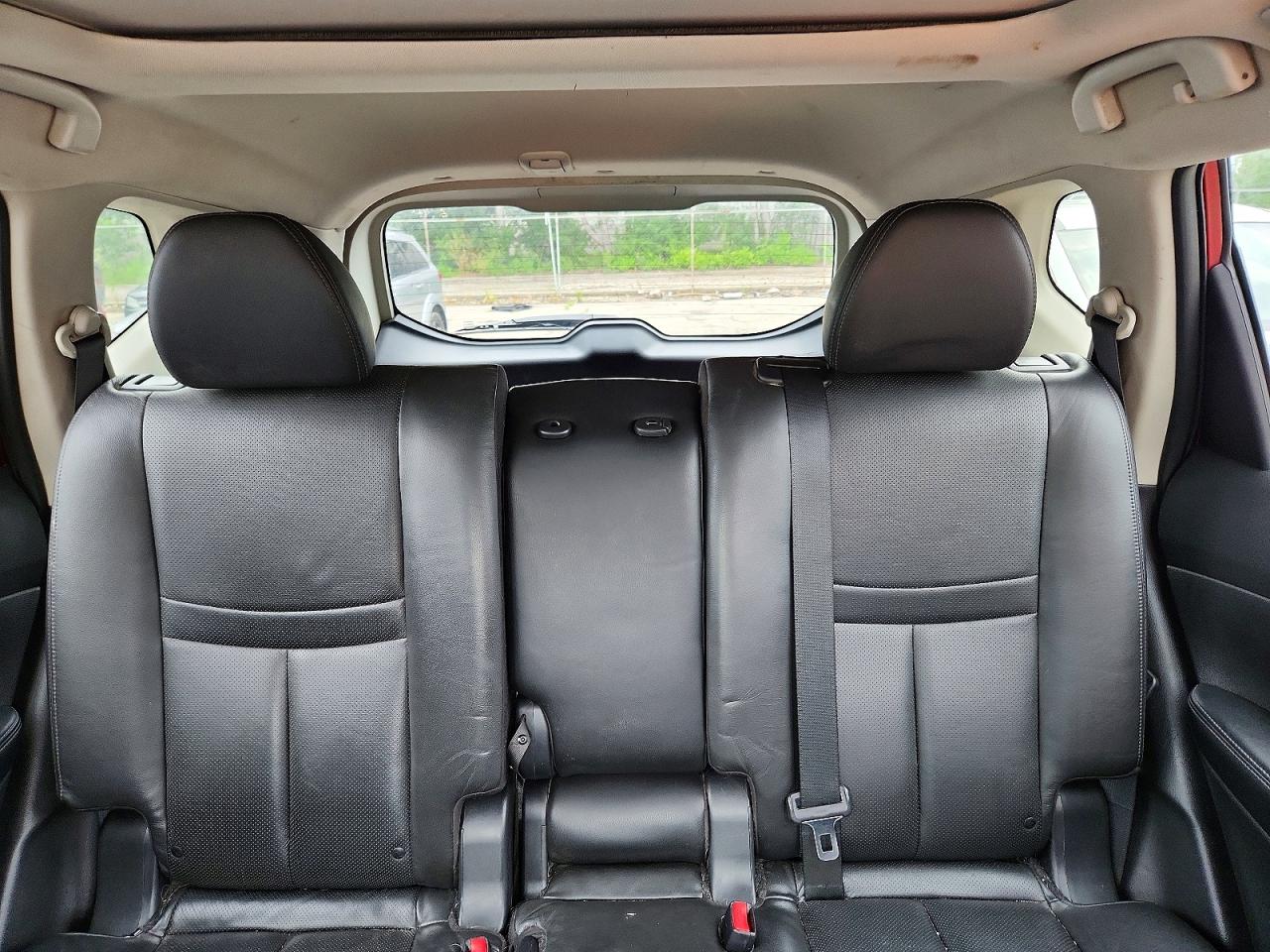 2015 Nissan Rogue Sl Red vin: 5N1AT2MV4FC779855