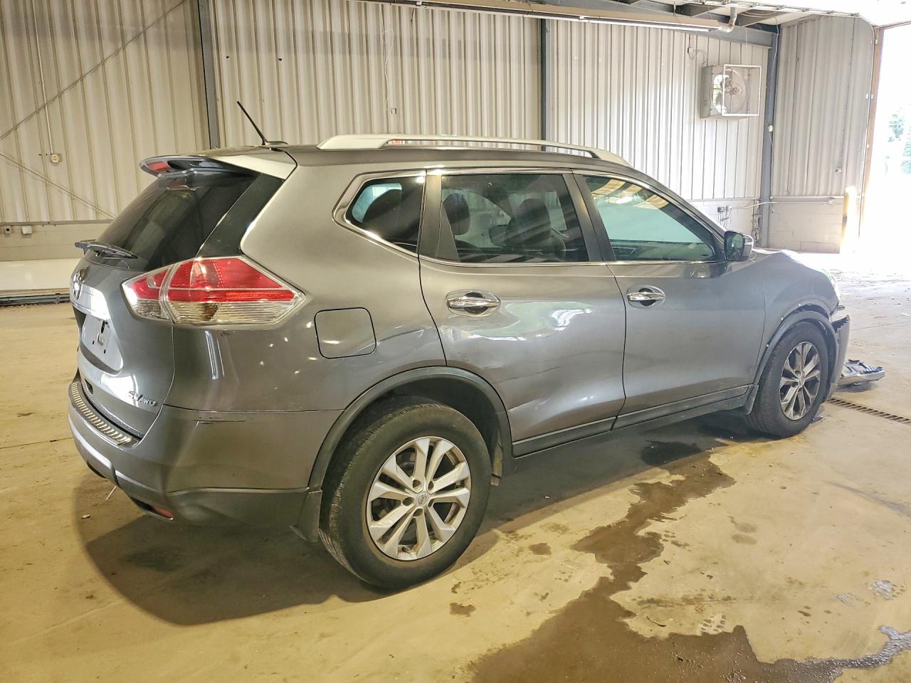 2015 Nissan Rogue Sv Silver vin: 5N1AT2MV4FC787793