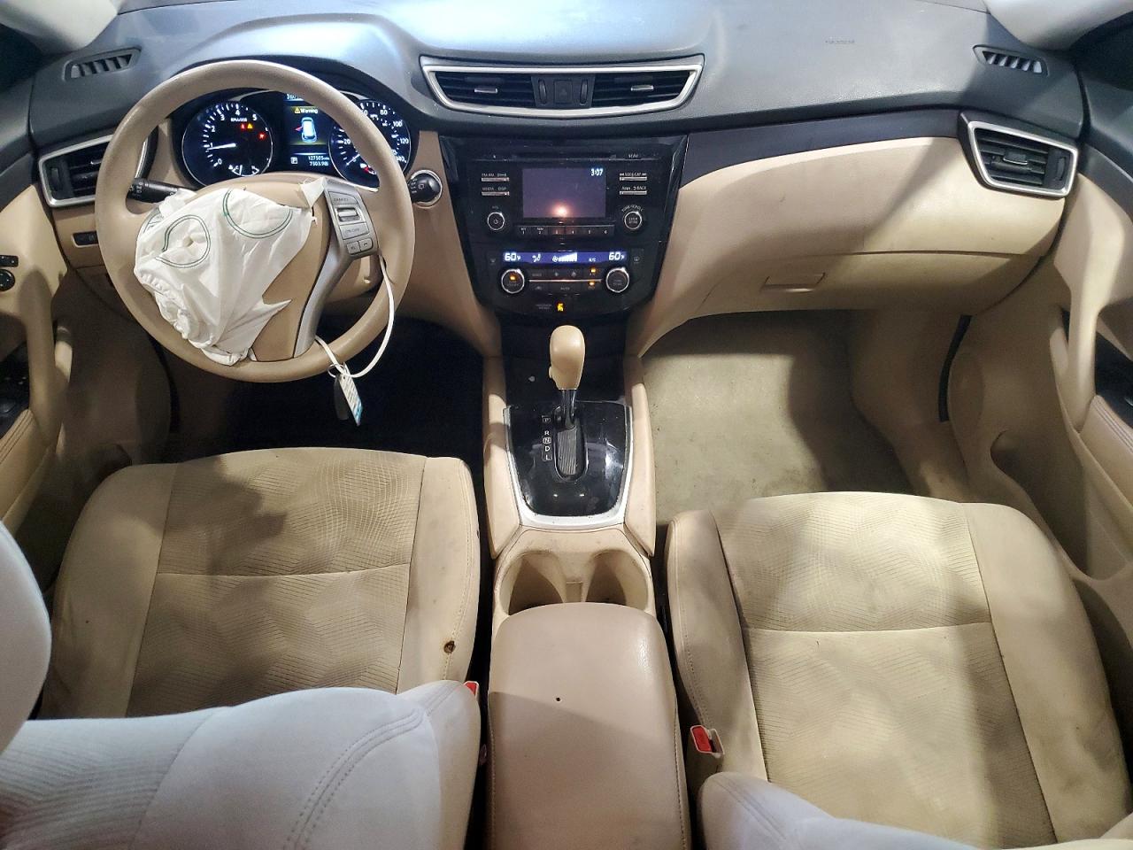2015 Nissan Rogue Sv Silver vin: 5N1AT2MV4FC787793