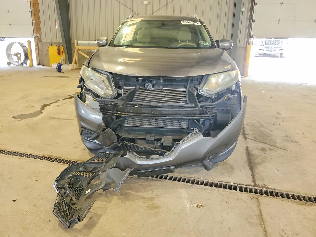 2015 Nissan Rogue Sv Silver vin: 5N1AT2MV4FC787793