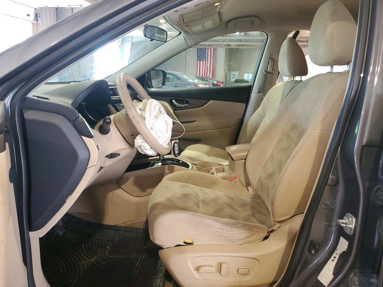2015 Nissan Rogue Sv Silver vin: 5N1AT2MV4FC787793