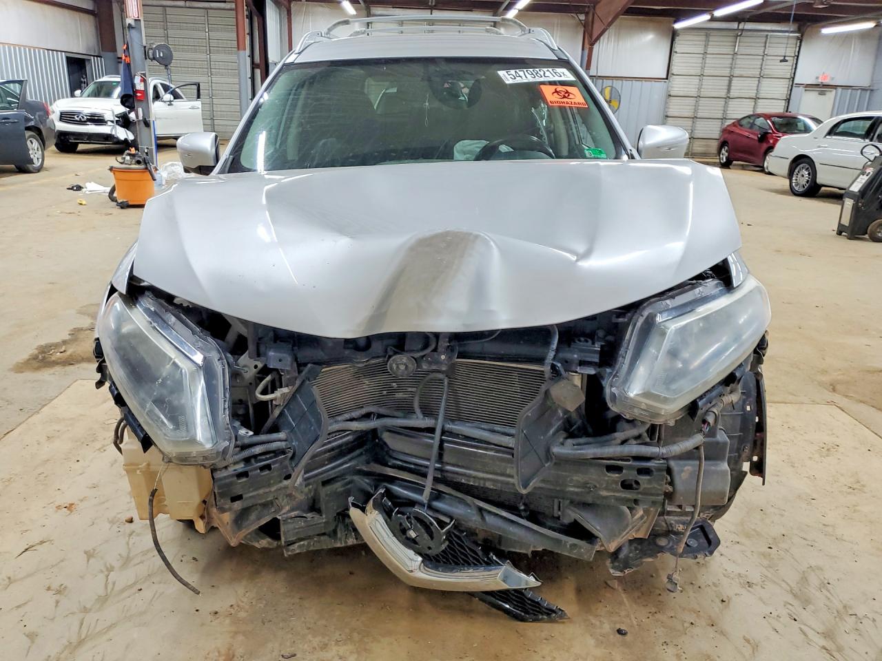 2015 Nissan Rogue Sl Gray vin: 5N1AT2MV4FC794145