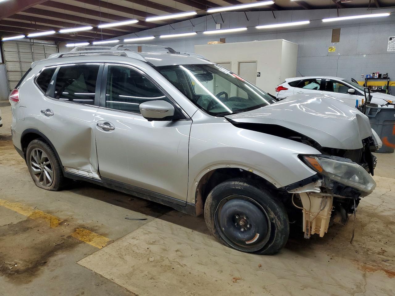2015 Nissan Rogue Sl Gray vin: 5N1AT2MV4FC794145