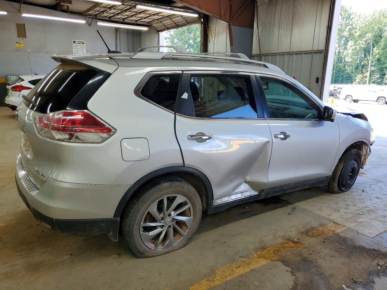2015 Nissan Rogue Sl Gray vin: 5N1AT2MV4FC794145