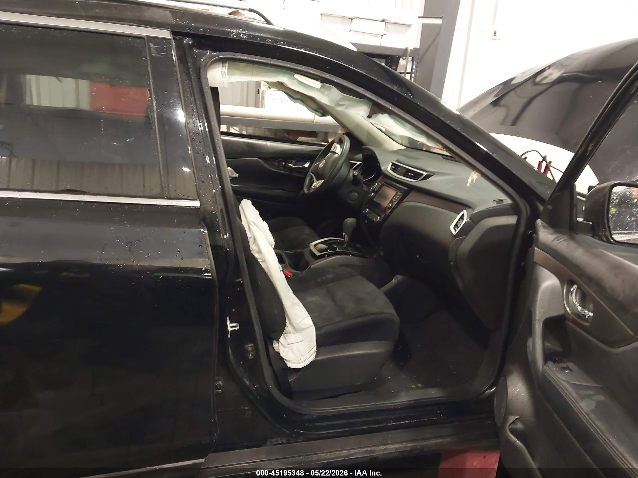 2015 Nissan Rogue Sv Black vin: 5N1AT2MV4FC817939