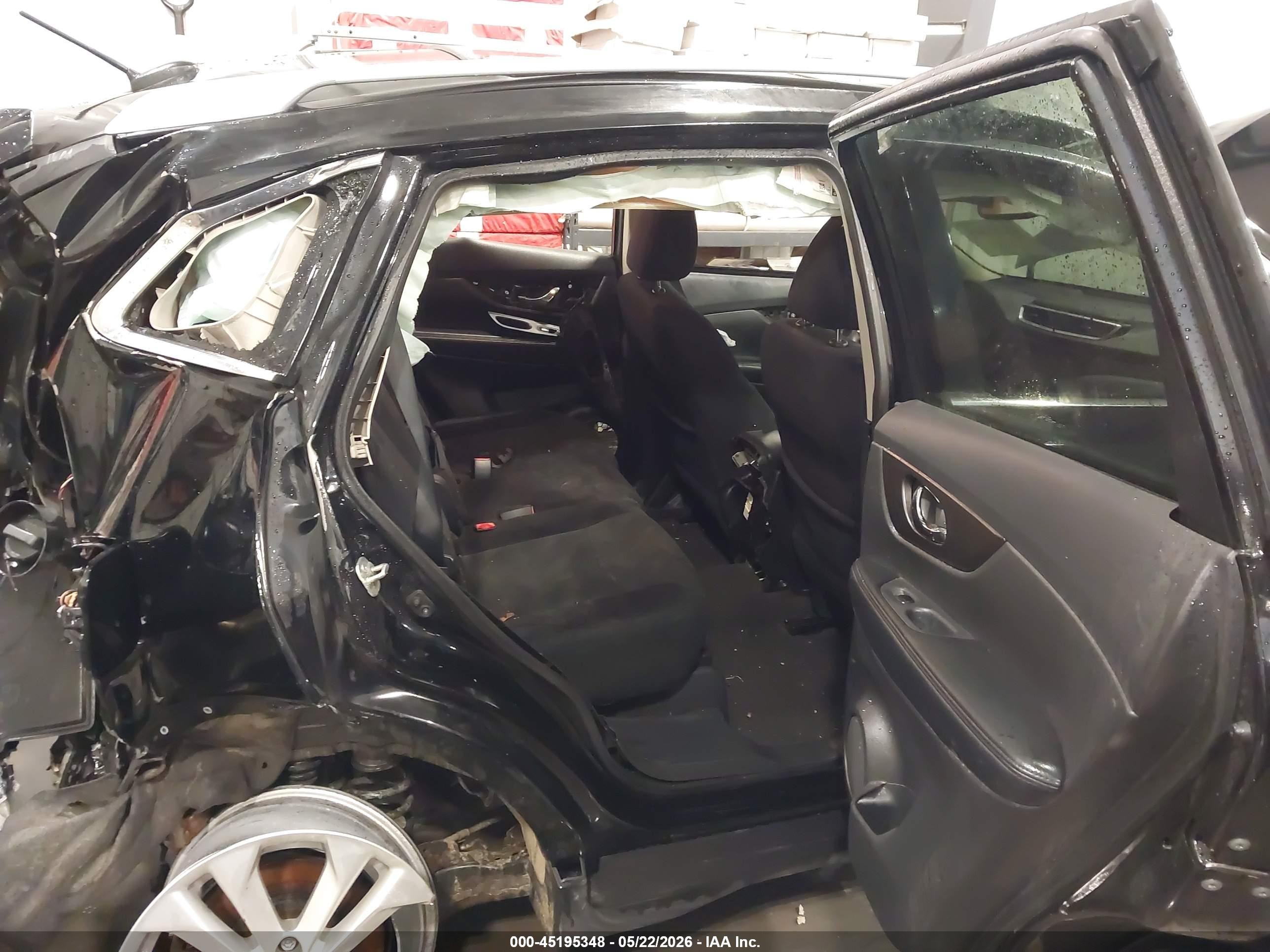 2015 Nissan Rogue Sv Black vin: 5N1AT2MV4FC817939