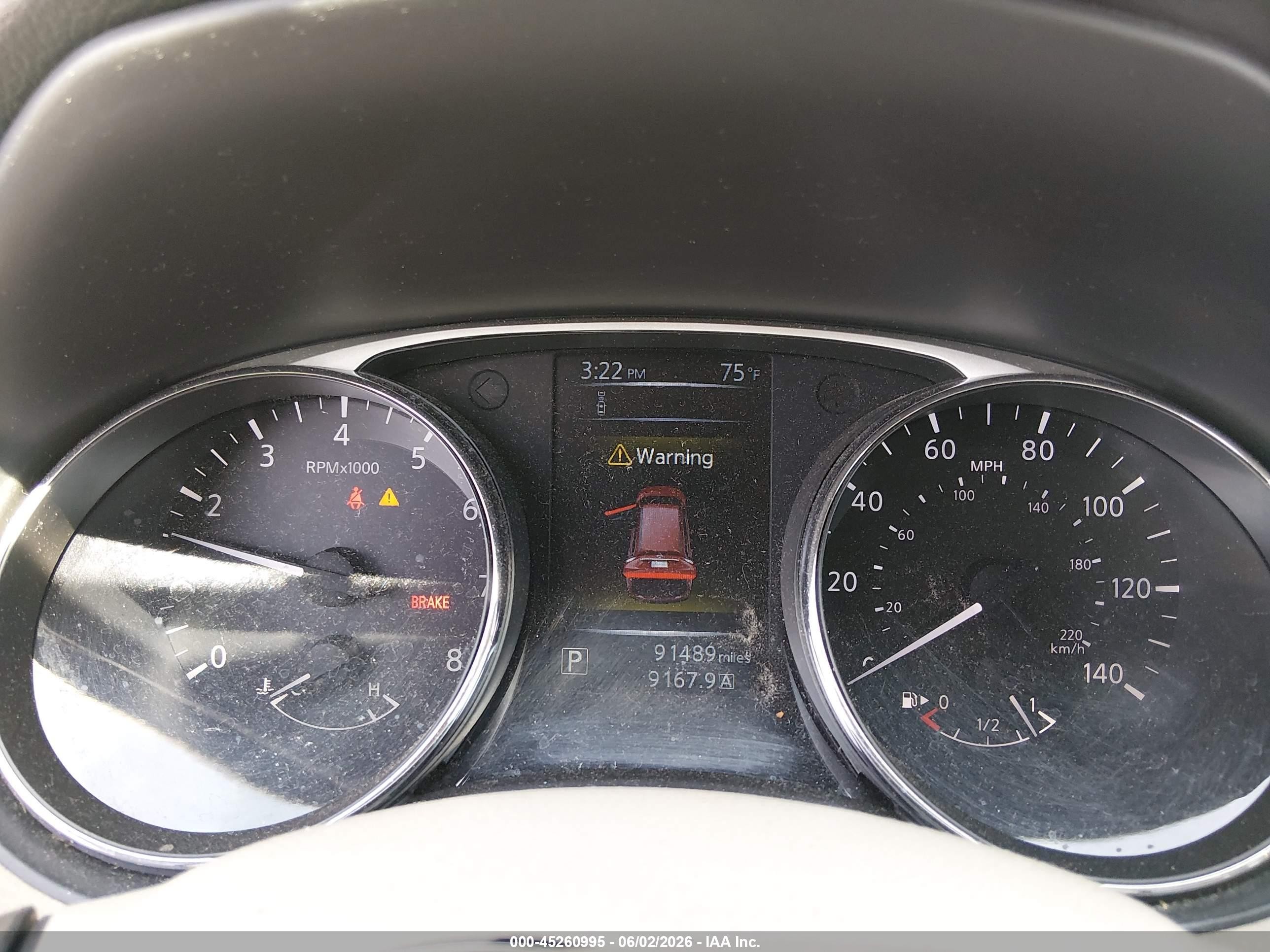 2015 Nissan Rogue Sl Red vin: 5N1AT2MV4FC848852
