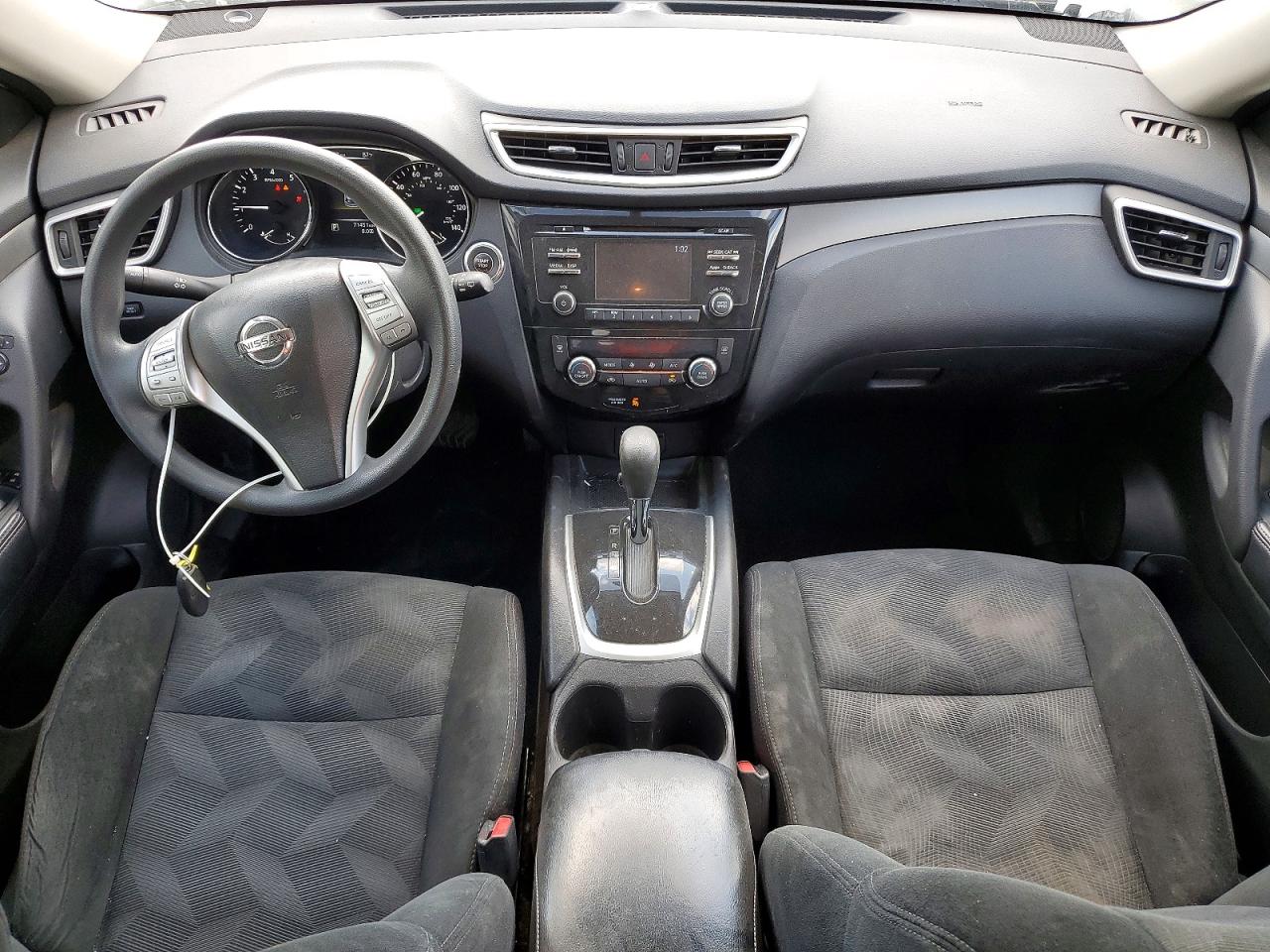 2015 Nissan Rogue Sv White vin: 5N1AT2MV4FC849466