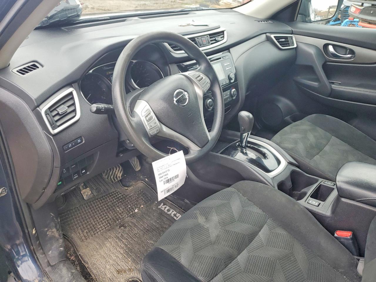 2015 Nissan Rogue S Blue vin: 5N1AT2MV4FC872360