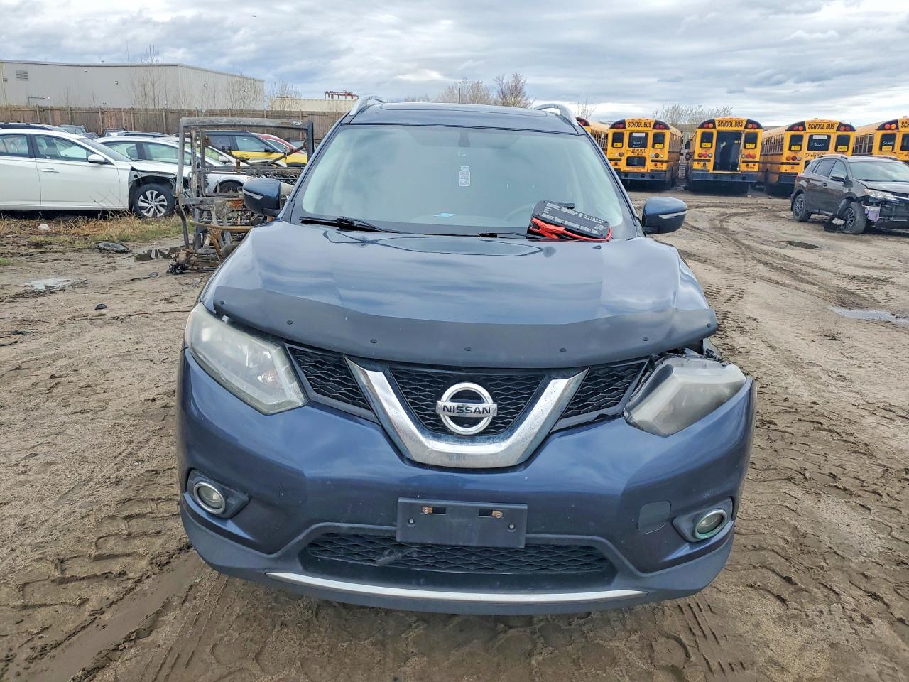 2015 Nissan Rogue S Blue vin: 5N1AT2MV4FC872360